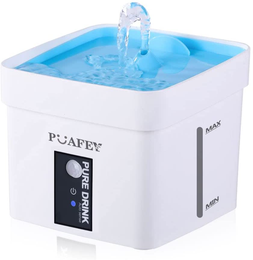 Piuiafey Pro 2 Cat Water Fountain,Motion Activated Pet Water Fountain